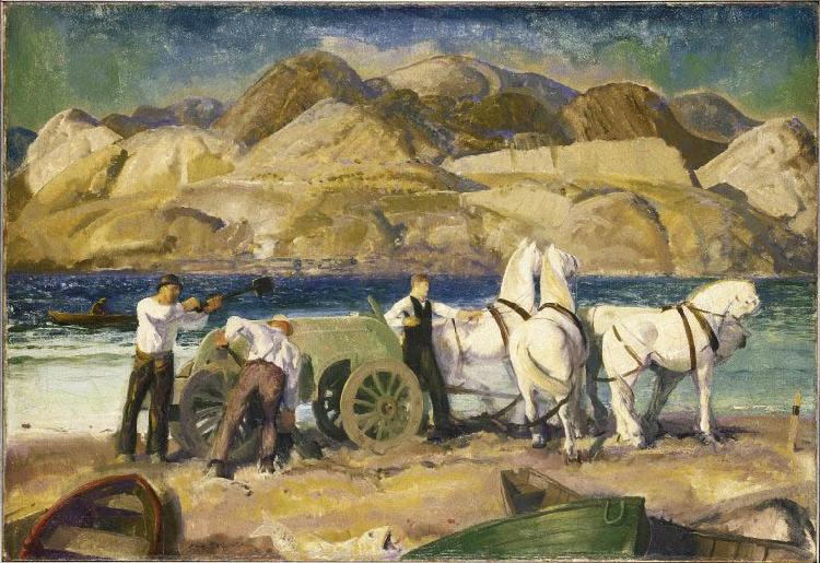 George Wesley Bellows The Sand Cart oil painting image